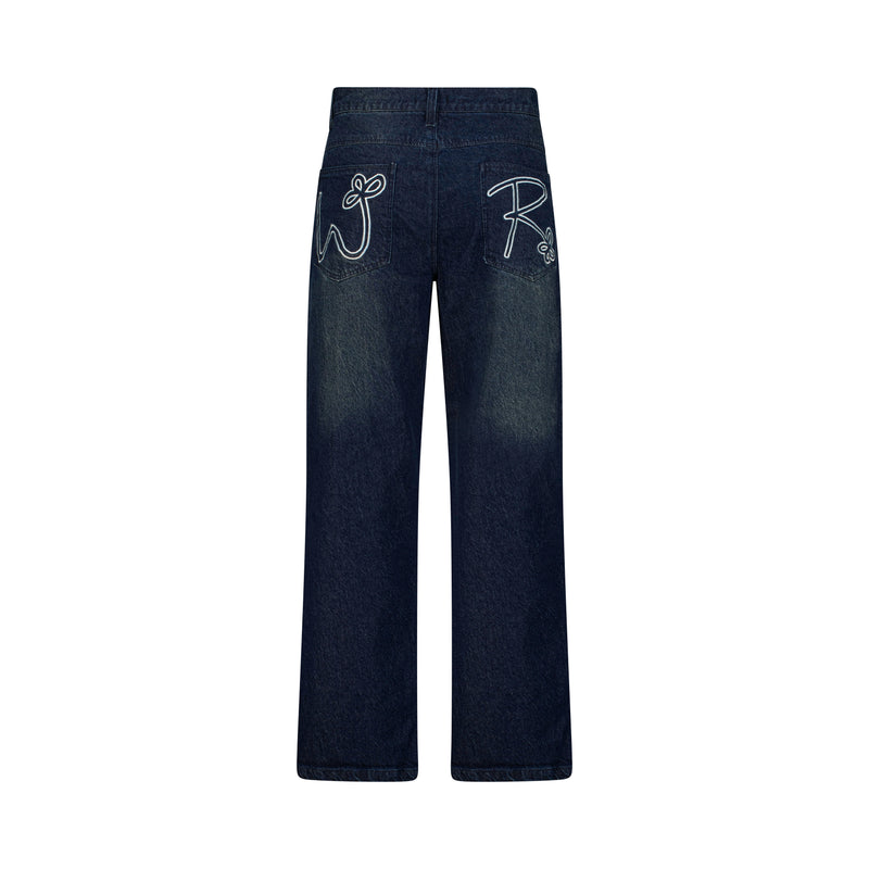 WR FLOWERS DENIM